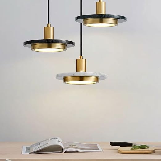 Lampada a sospensione in marmo dallo stile moderno ed elegante per interni | Lersk