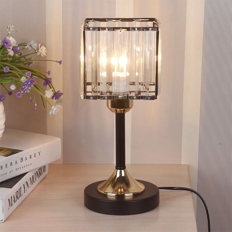 Nordic Crystal Table Lamp With Crystal Accent For Modern Interiors And Home Decor | Lersk