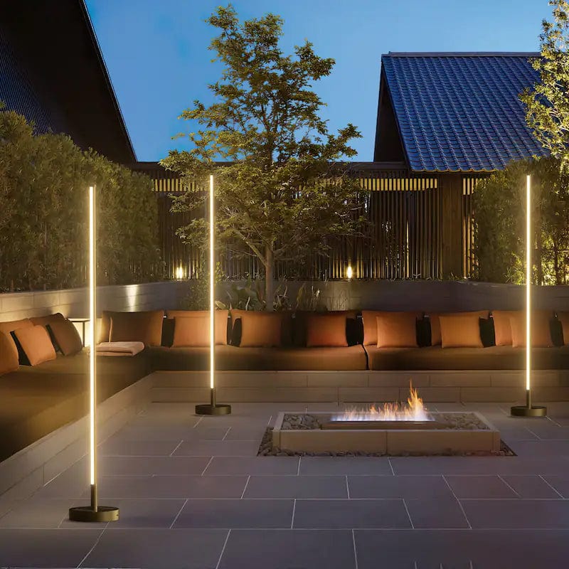 Solara moderní venkovní stojací lampa | Lersk