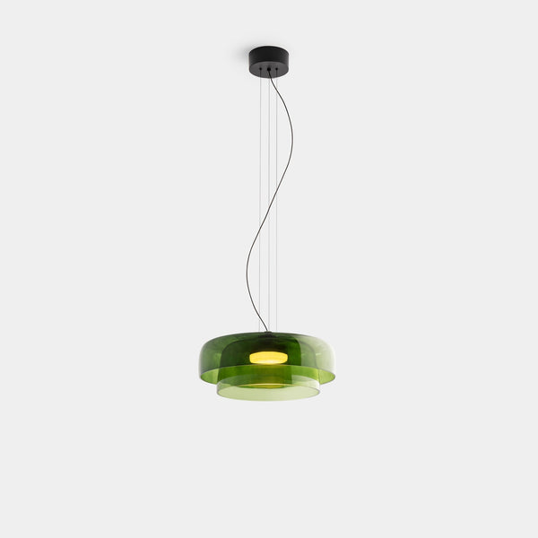 Lampa wisząca FjordLumen ze szkła Norweskie oświetlenie rzemieślnicze | Lersk