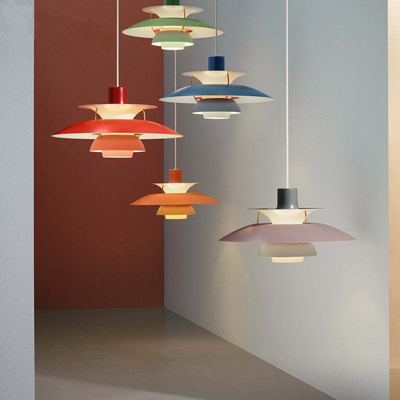 Liora Morandi Moderní LED závěsná lampa s odstínem Stylová | Lersk