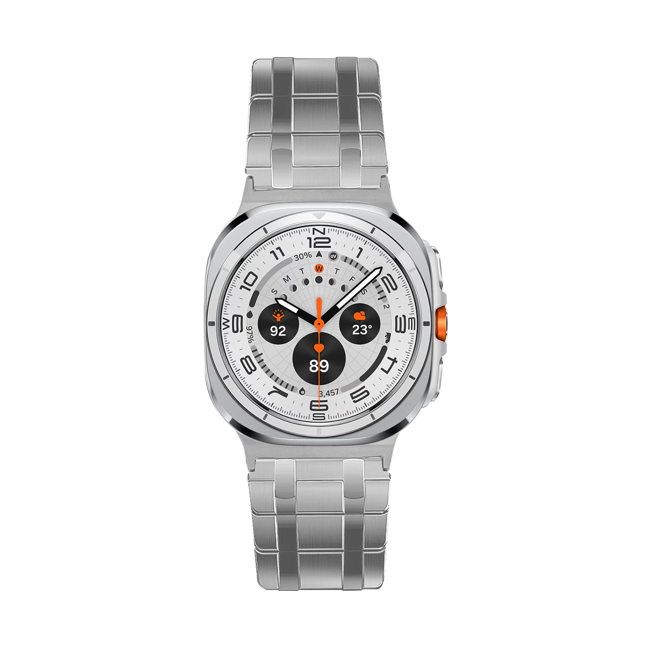 Vellaro matowa magnetyczna bransoleta ze stali nierdzewnej do Samsung Watch 7 Ultra | Lersk