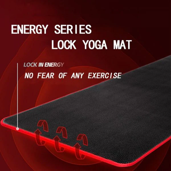 Men's High-Density Fitness Mat For Gym And Home Non-Slip Mat For Exercise And Yoga | Lersk