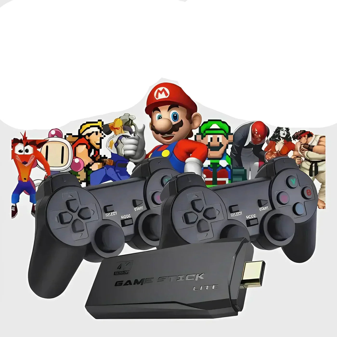 Vanta Retro Konzole 64GB s 2 ovladači - 20 000+ her | Lersk