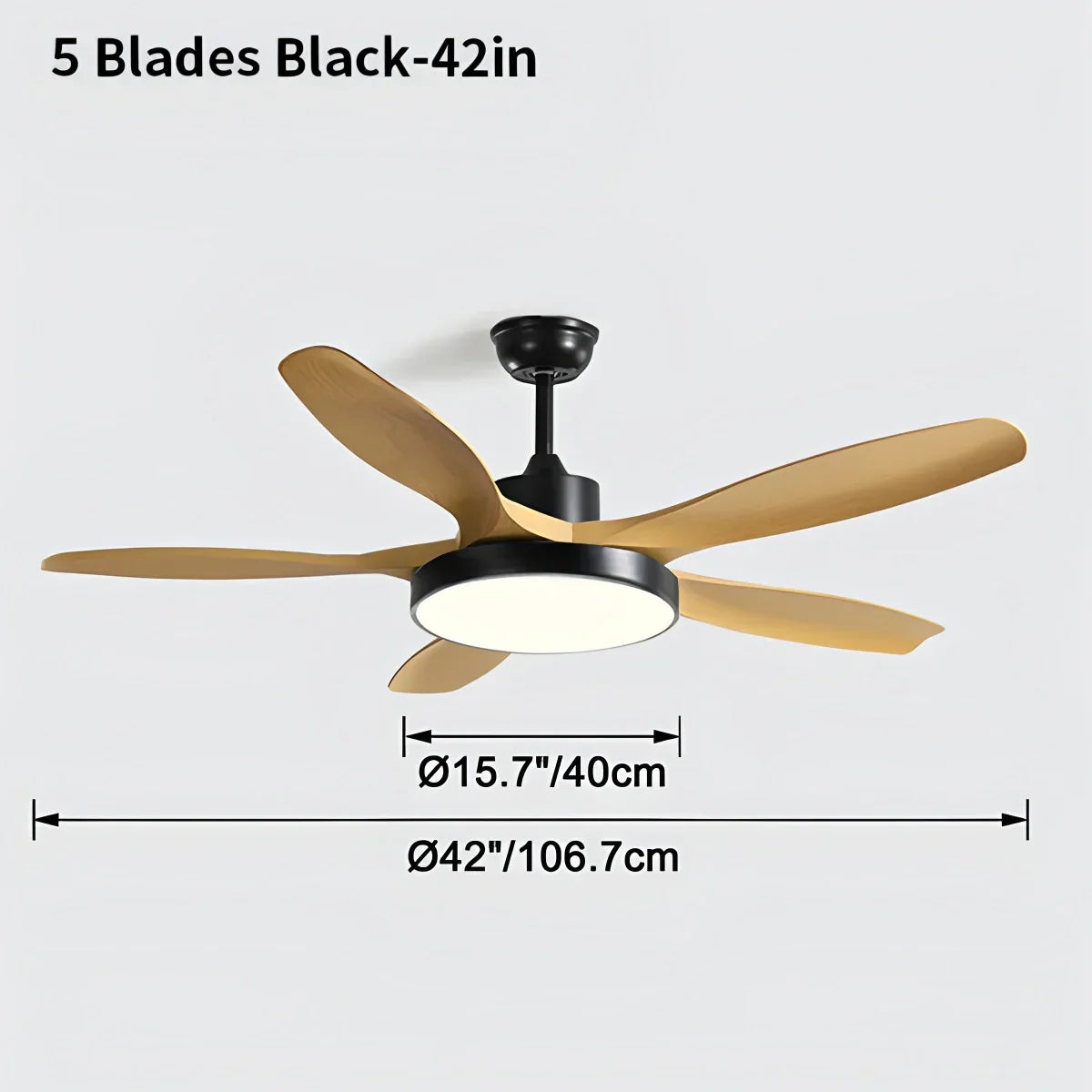 Stropní ventilátor Scandi oboustranný s osvětlením | Lersk