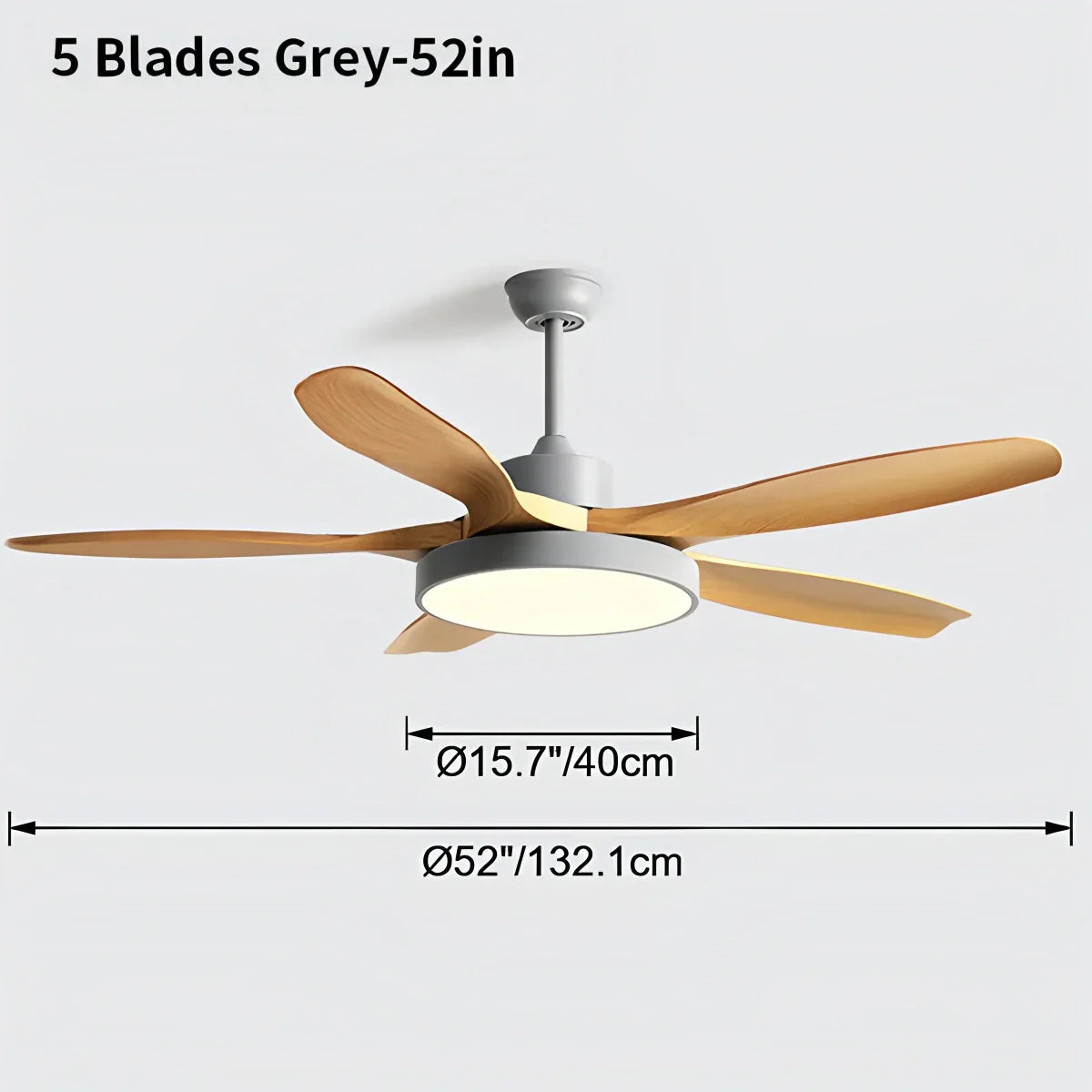 Stropní ventilátor Scandi oboustranný s osvětlením | Lersk