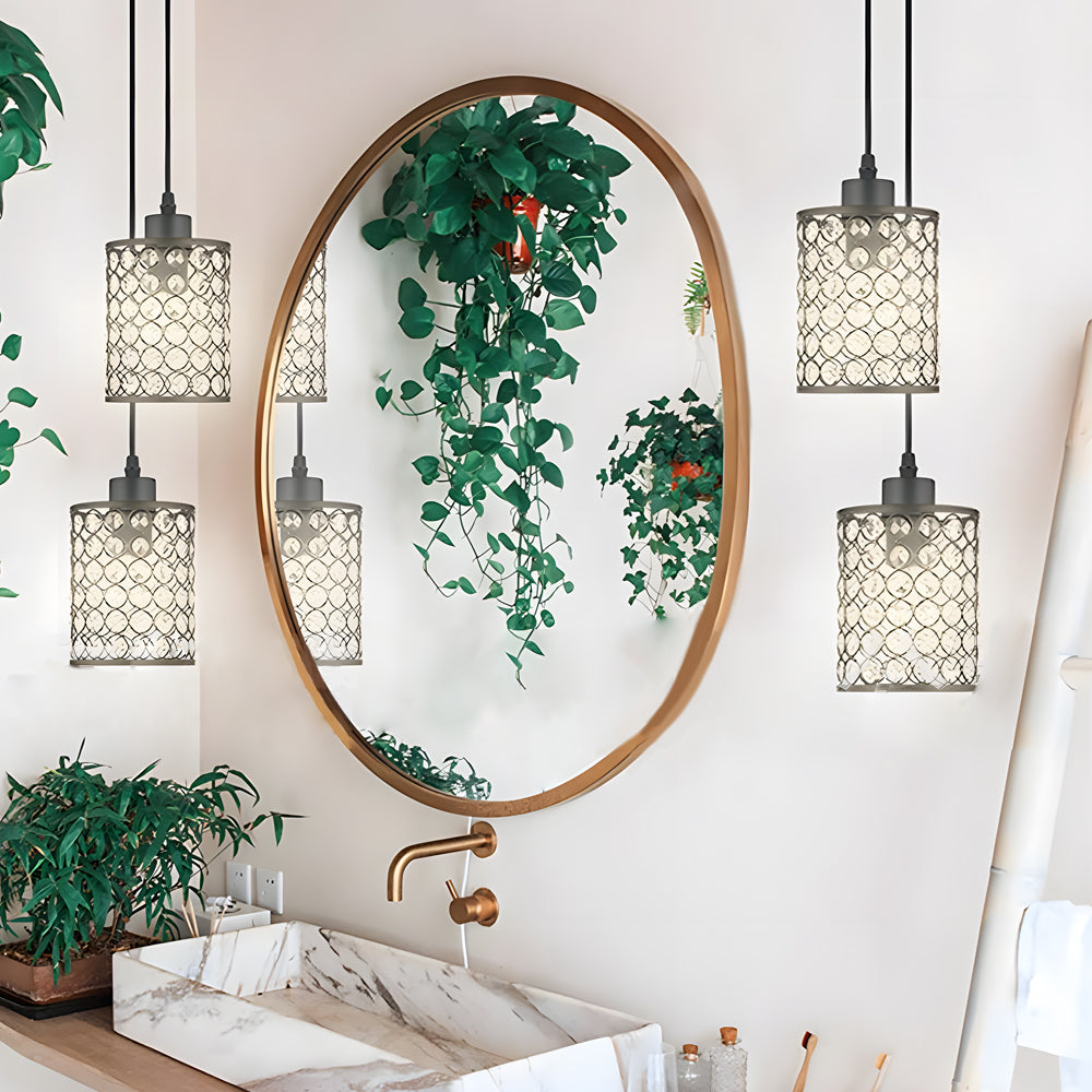 CrystaForm Kristal Geometrik Sarkıt Lamba Modern Evler İçin | Lersk