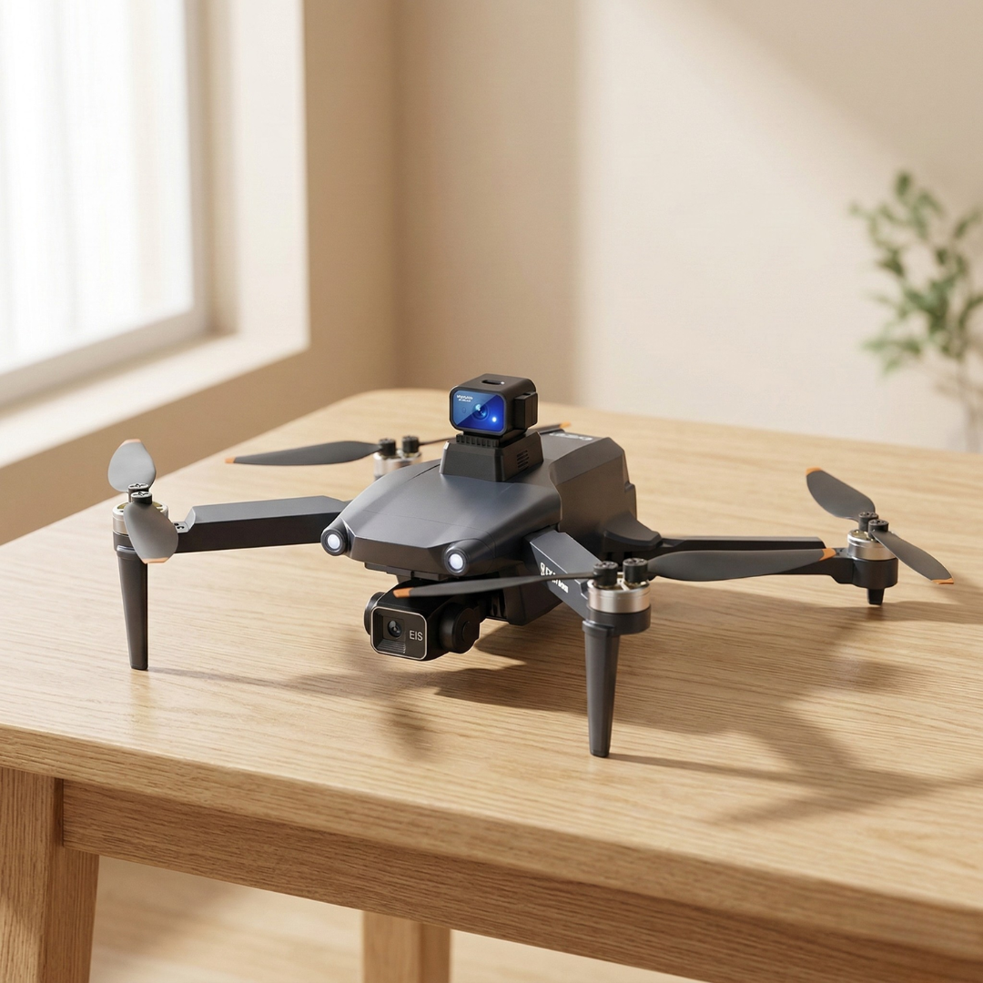 Profesjonalny dron GPS z kamerą 8K i systemem gimbala do nagrywania z powietrza | Lersk