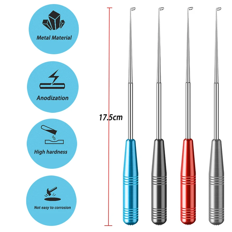Herramienta para quitar anzuelos para pescadores, para retirar anzuelos sin visión directa y mantener los dedos seguros | Lersk