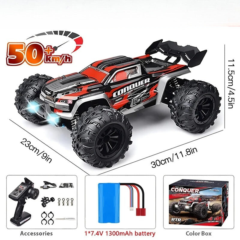 StormRift 1:16 4WD High-Speed Off-Road RC Truck LED Remote | Lersk