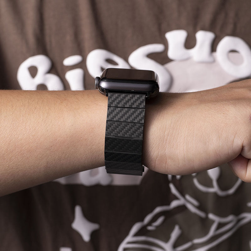 Kirrea Carbonfaser-Smartwatch-Armband mit schlankem Aramidfaser-Schutzcover | Lersk