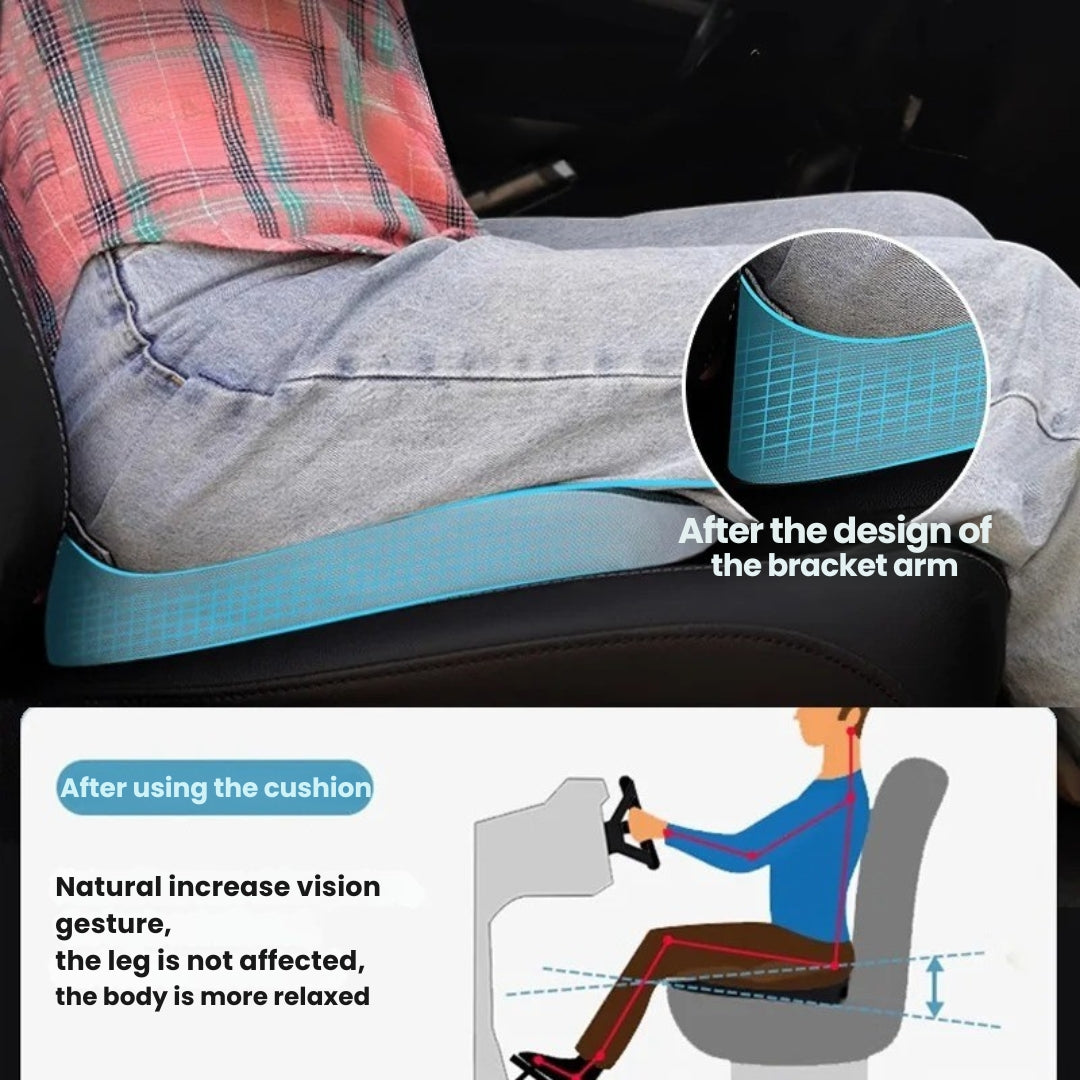 Cuscino ergonomico per sedile auto con supporto antiscivolo per automobili | Lersk
