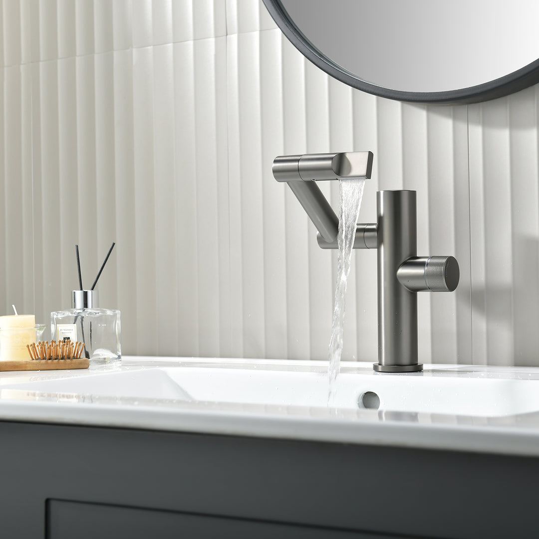 Nerova | Smart Single-Hole Bathroom Faucet with Temperature Readout | Lersk