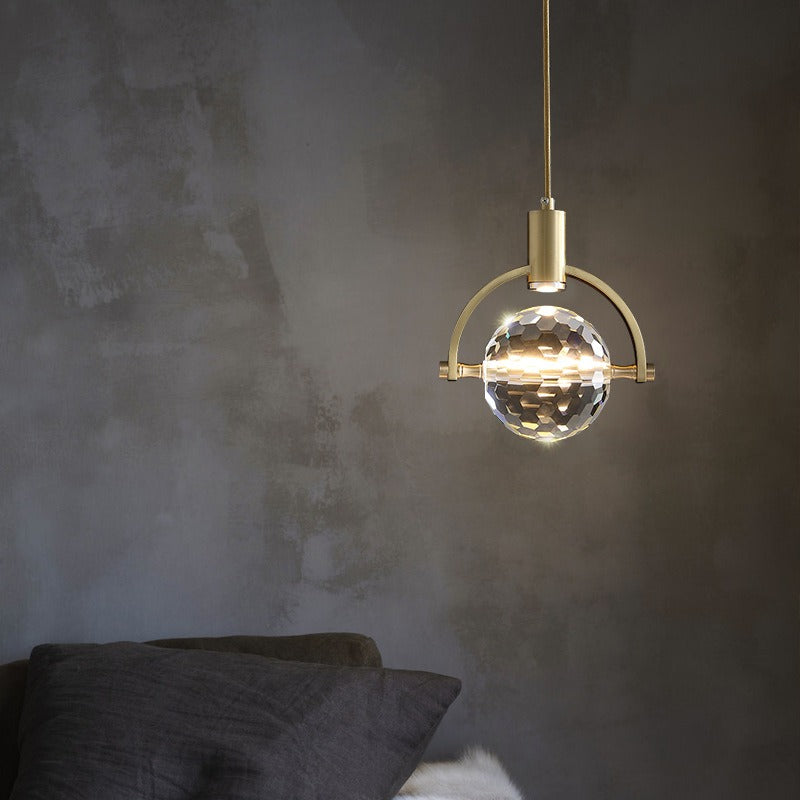 AuraRing křišťálový závěsný LED prstenec | Lersk