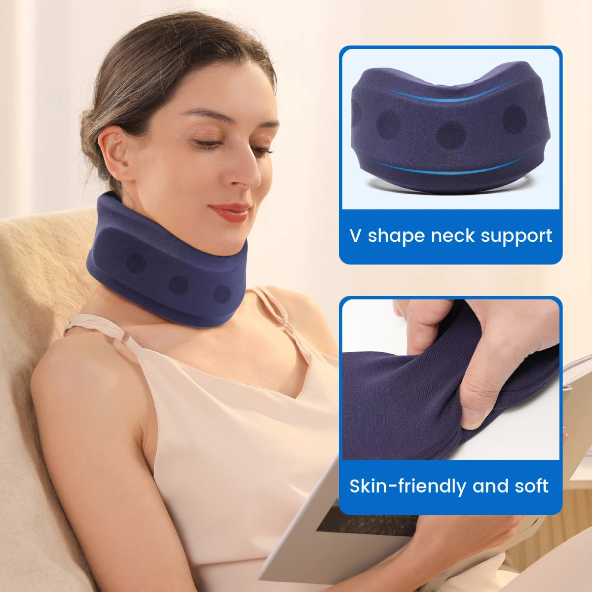 LumaSpine Breathable Neck Brace For Cervical Support Pro | Lersk