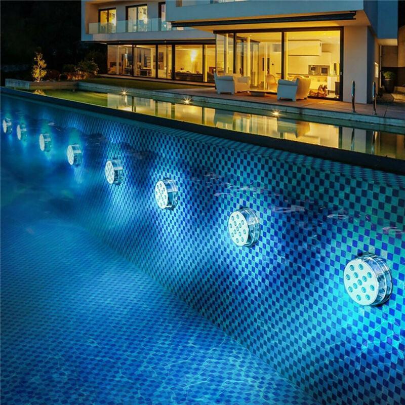 Fjernbetjent Vandtæt Magnetisk Sug LED-Lampe til Pools og Udendørsbelysning | Lersk