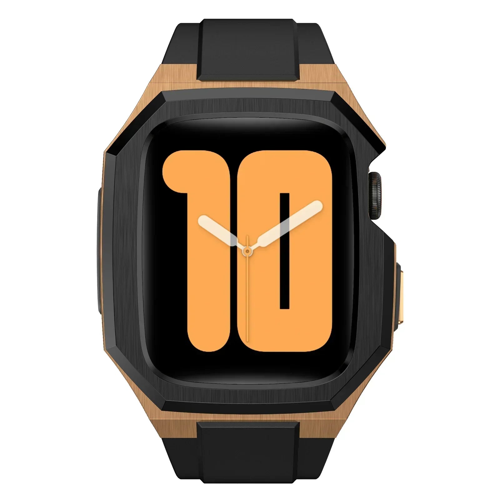 AeroCuff Fluoro Rubber Apple Watch-rem med rustfrit stålhus | Lersk