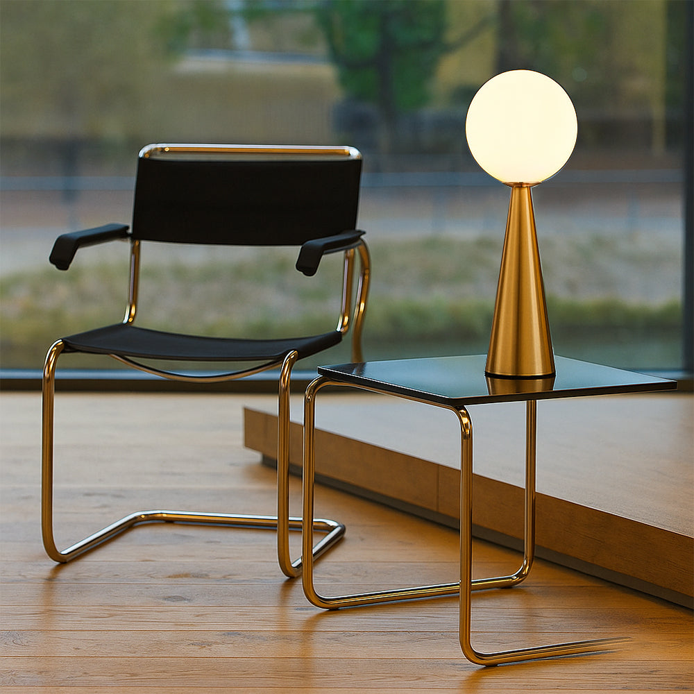 LumaGlow Tischlampe mit modernem, hellem, energieeffizientem LED-Licht | Lersk