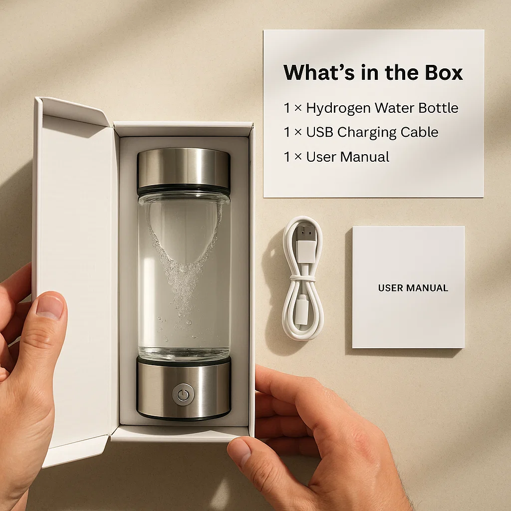 AquaVive Hydrogen Bottle USB Rechargeable Anti-Inflammatory | Lersk