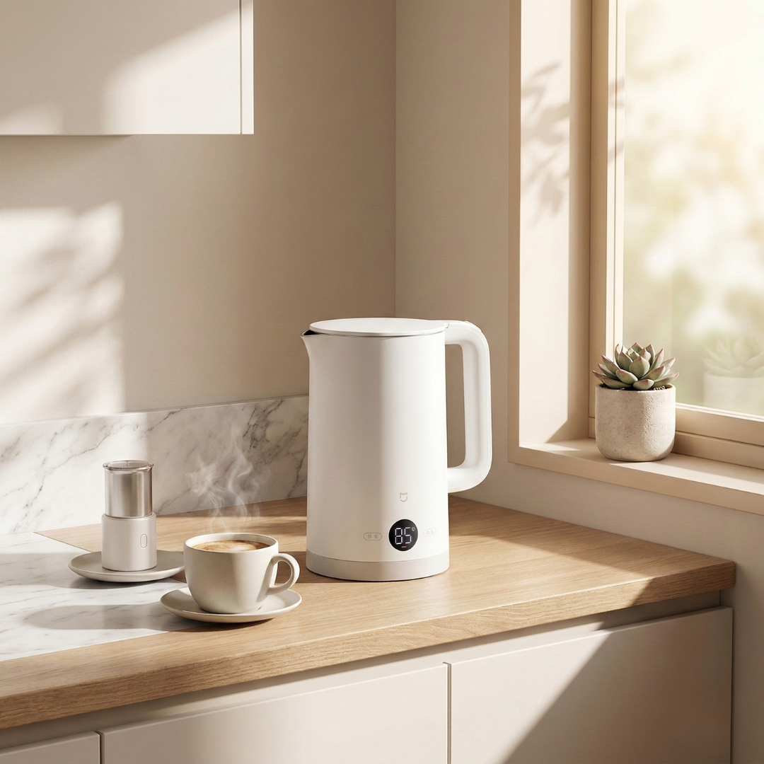 Bollitore Elettrico in Acciaio Inossidabile Capacità 1,7L per Cucina Domestica | Lersk