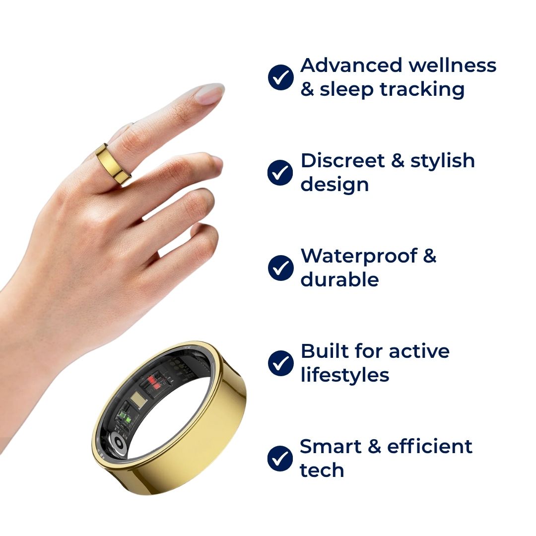 AstraRing Pro Waterproof Sleep and Fitness Tracker with Round the Clock Health | Lersk