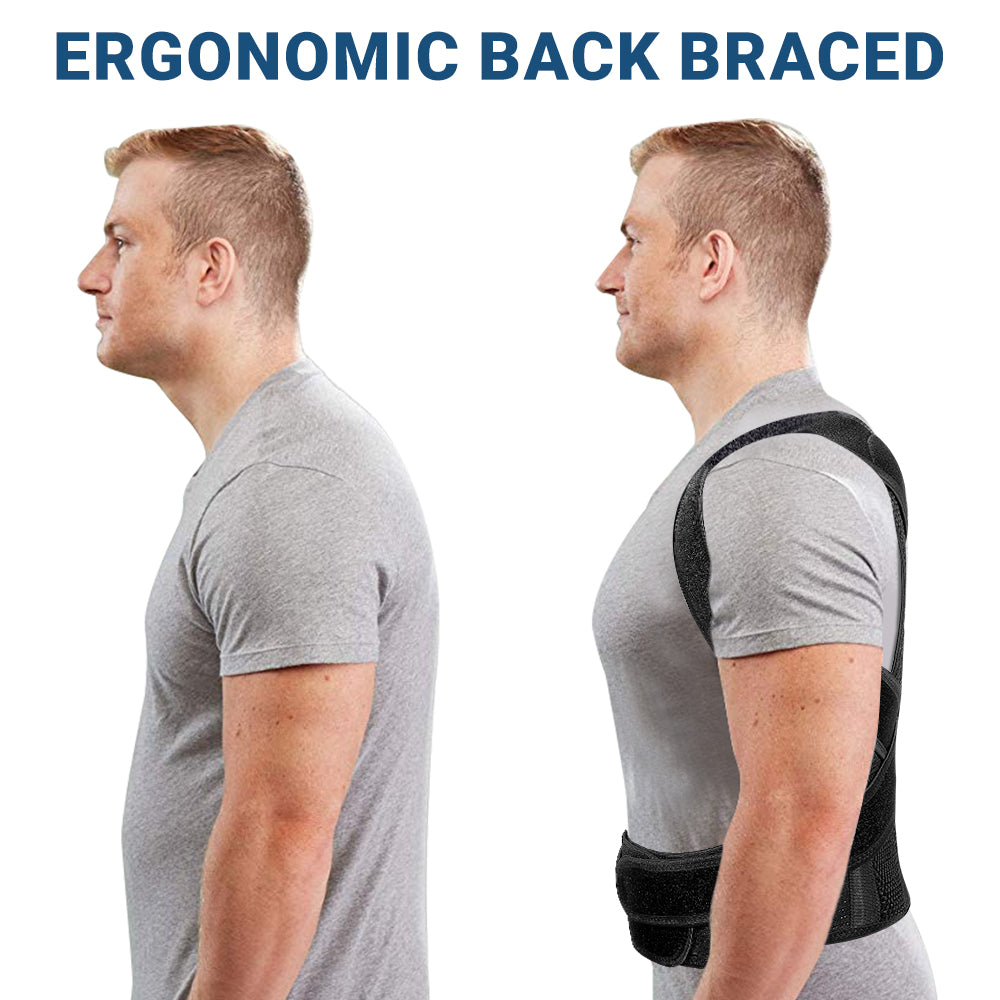 AlignEase Unisex Lumbar Posture Brace For Back Pain Relief | Lersk