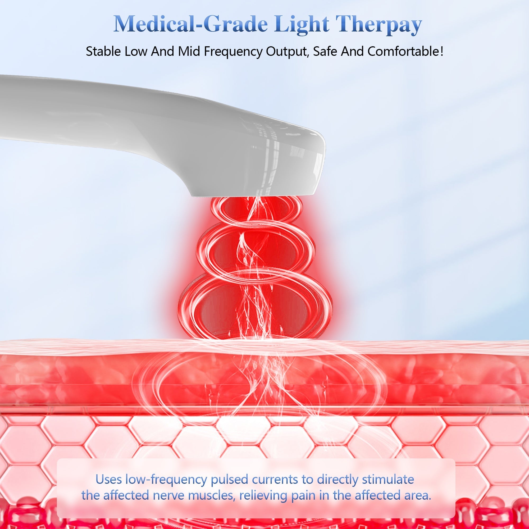 Handheld Red Light Laser Therapy Device for Muscle & Joint Comfort | Lersk