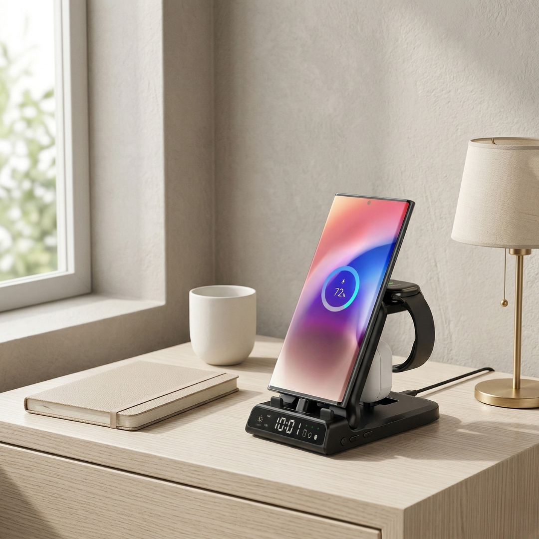 محطة إرساء شحن USB-C لأجهزة متعددة | Lersk