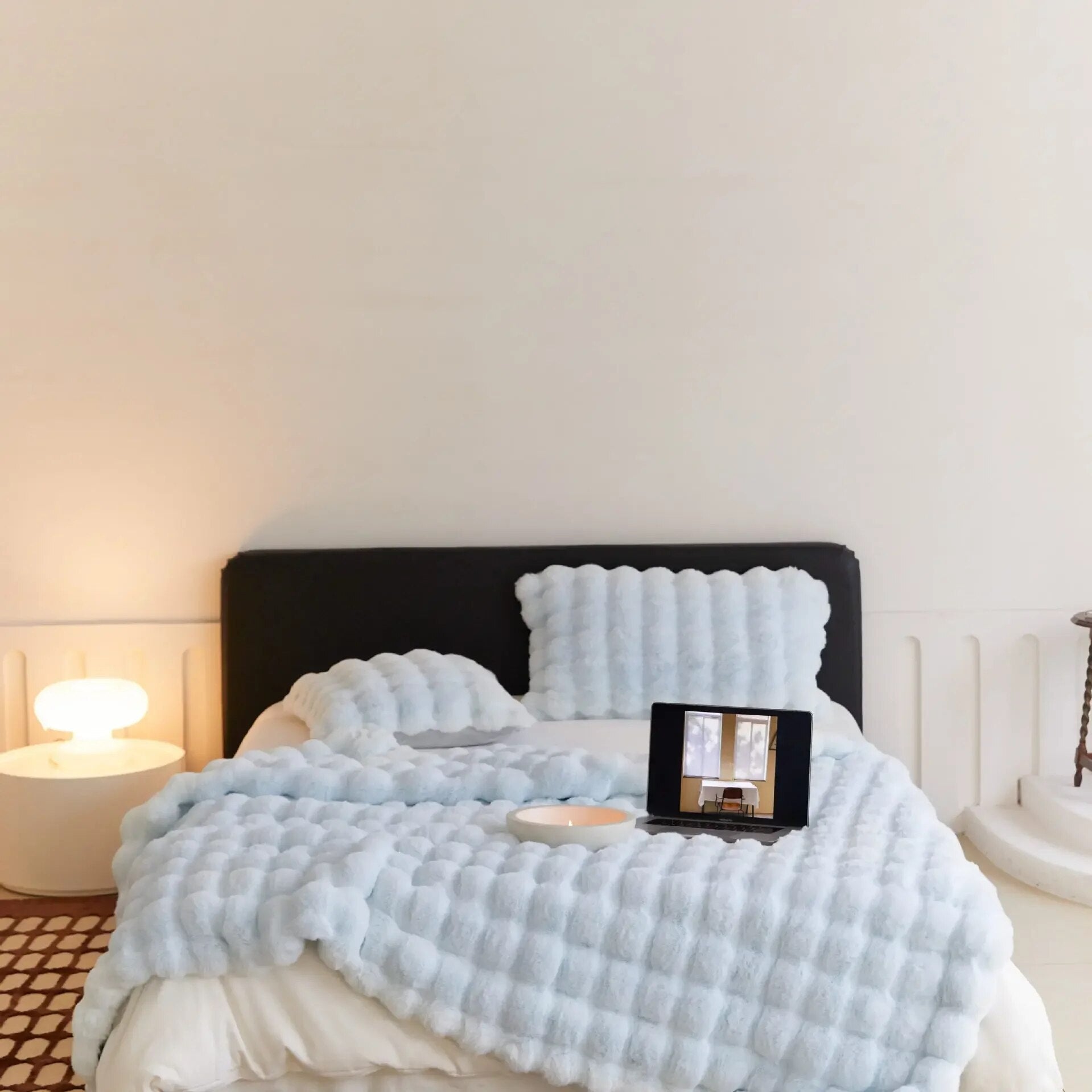 LumenWeave Wool Blanket Plush Warmth for Cozy Nights | Lersk