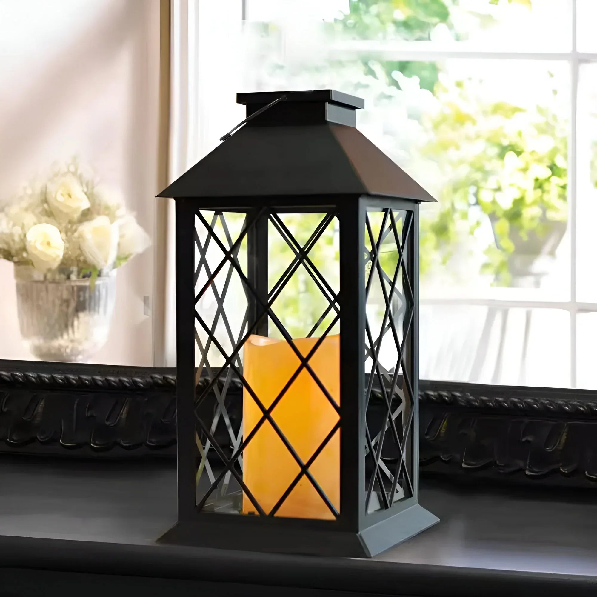 LumiCrest Vintage Solar Garden Light For Outdoor Decor On Lawn, Patio, And Fence | Lersk