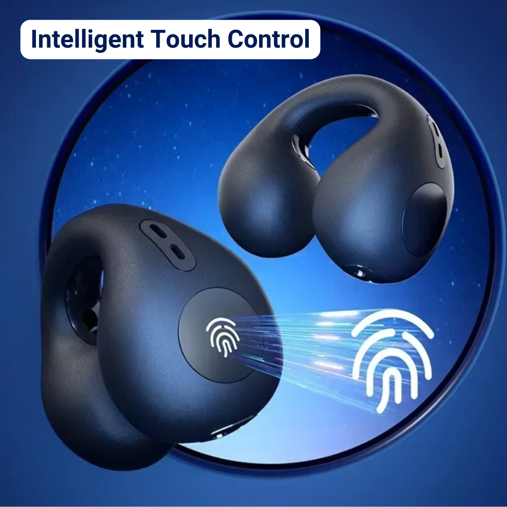 VeloWave knogleledningsøretelefoner med Bluetooth 5.3 IPX5 svedsikre | Lersk