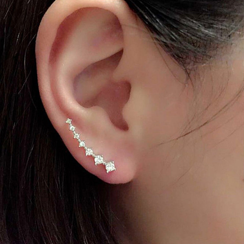 Lunara Seven Star Diamond Earrings | Lersk