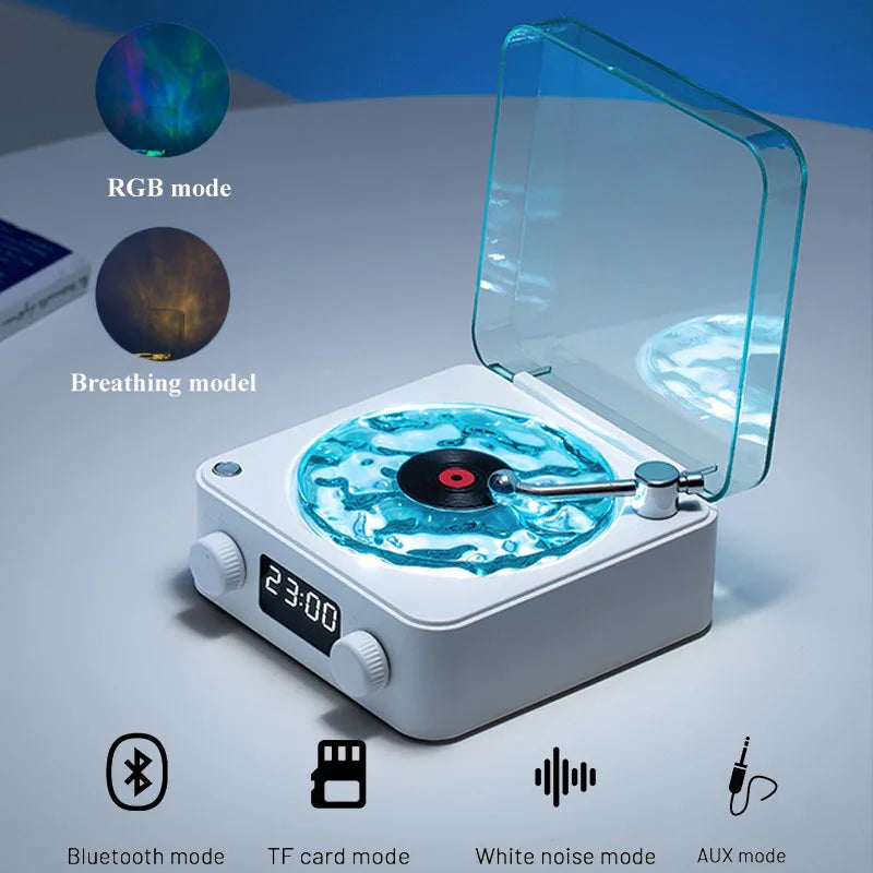 Boxă Bluetooth Nuvio Mini Retro cu Zgomot Alb | Lersk