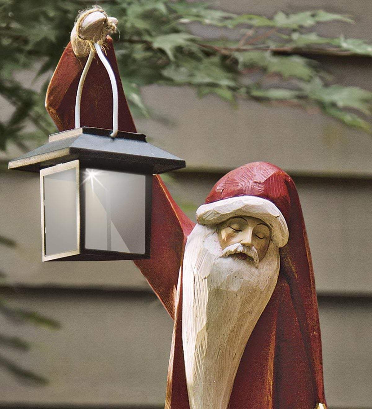 Weihnachtsmann- und Schneemann-Skulptur für Weihnachtsdekoration innen und außen | Lersk