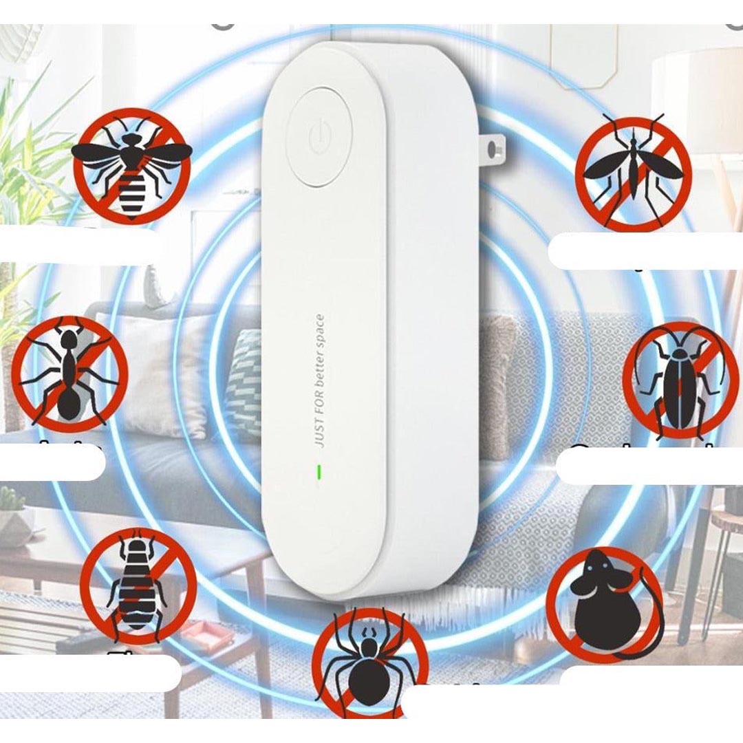 Twin Pack Ultrasonic Plug-In Mosquito Repellent Devices | Lersk