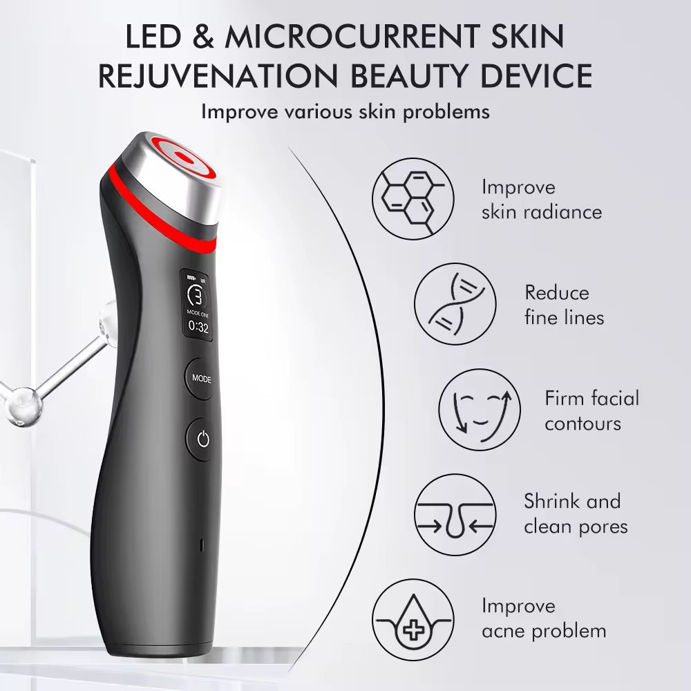 6v1 LED mikroproudové zařízení pro omlazení pokožky pro nadšence zářivé pleti | Lersk