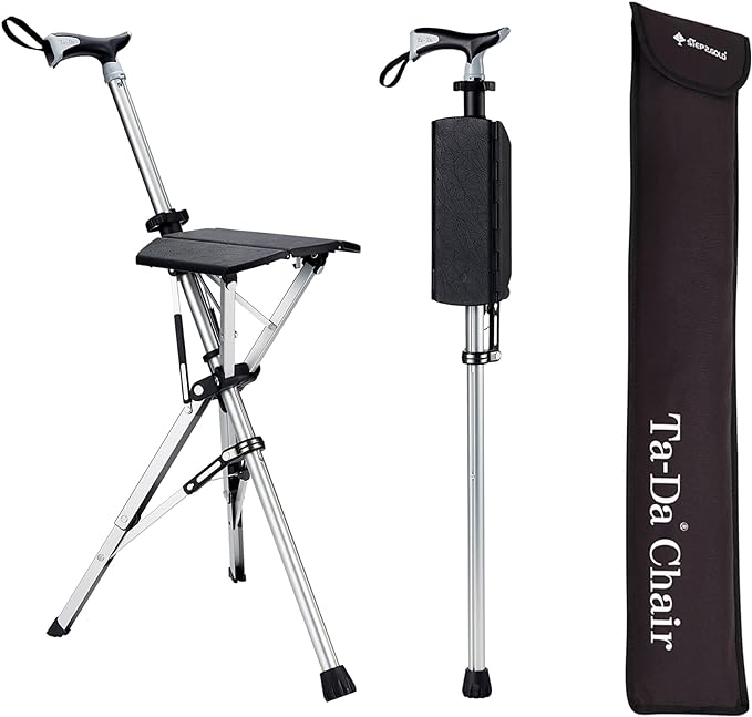 Ta-Da Seat Stick Hiking Pole With Integrated Comfort Seat For Hikers | Lersk