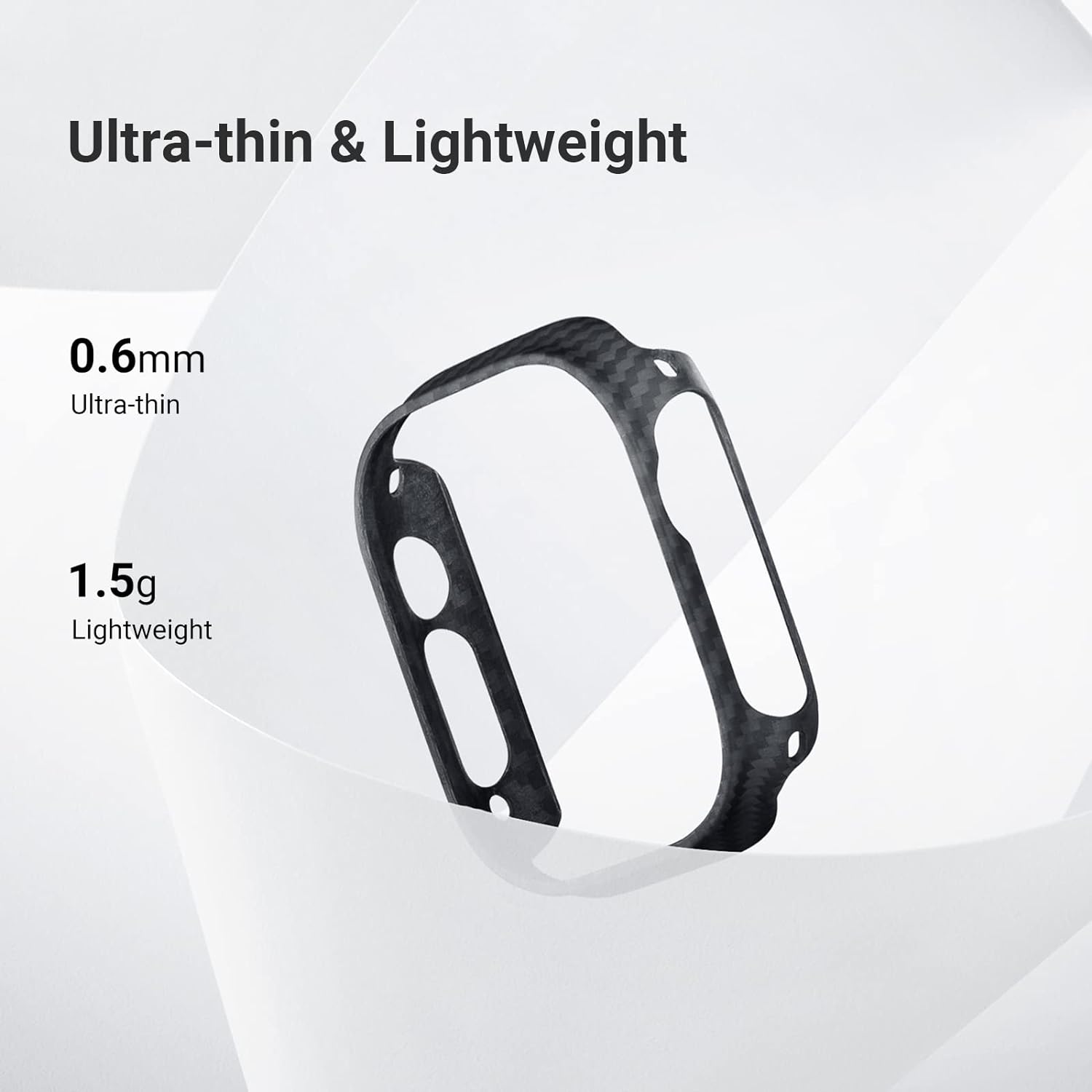 Kirrea Carbonfaser-Smartwatch-Armband mit schlankem Aramidfaser-Schutzcover | Lersk