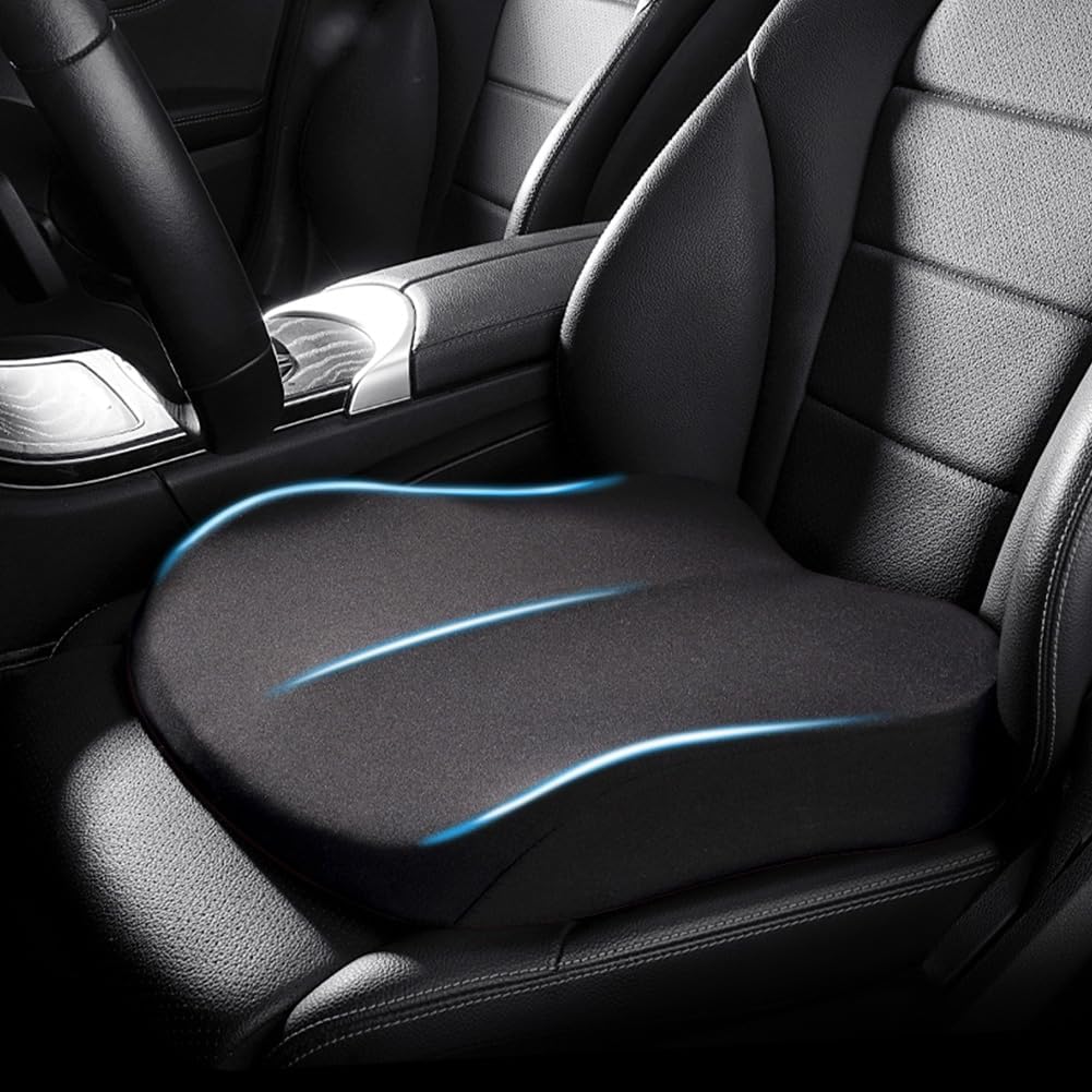 RaiseSit Car Cushion And Ergonomic Seat Booster Cushion With Memory Foam For Cars | Lersk