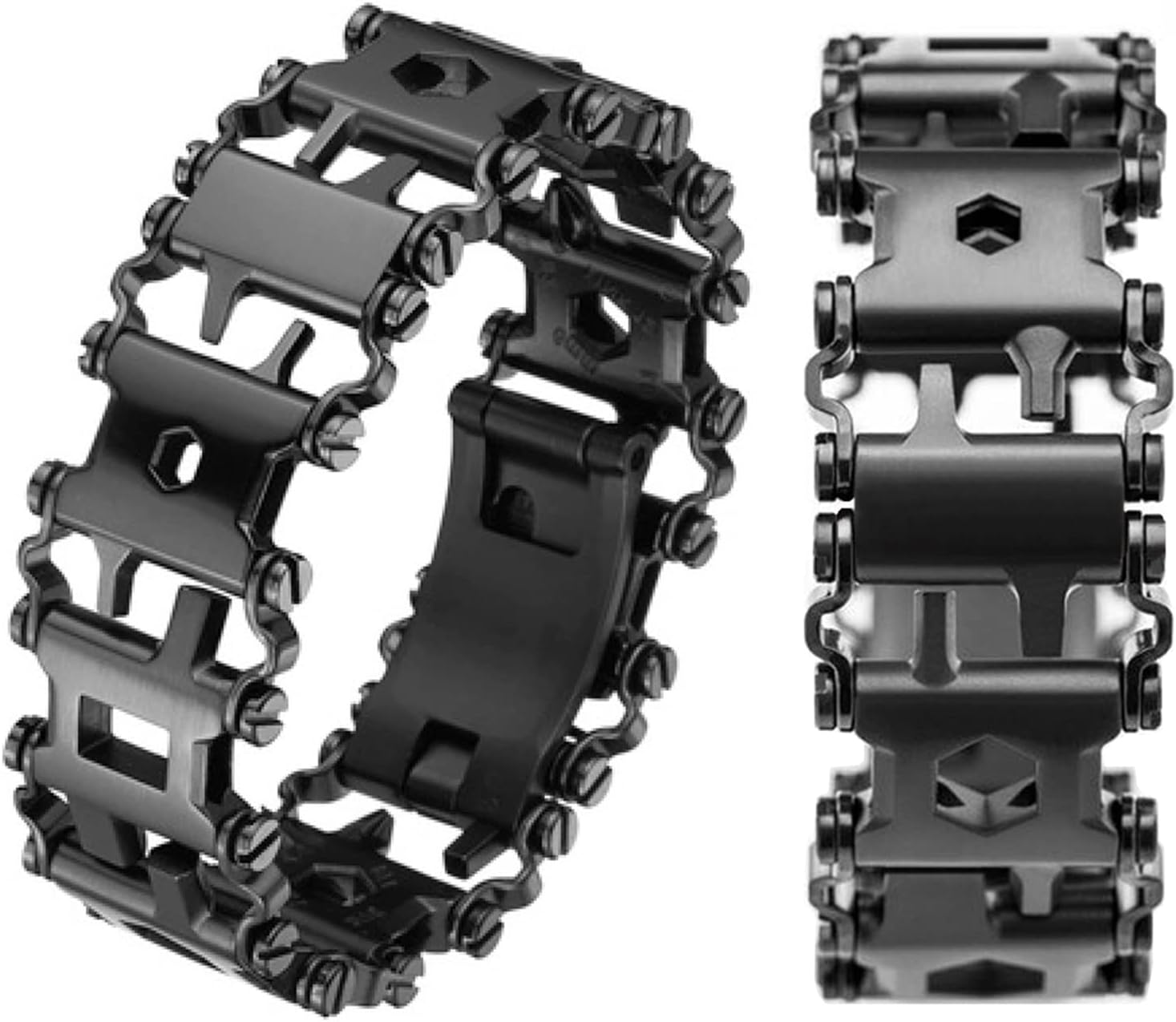 Bracciale multitool in acciaio inox 29 in 1 per uso quotidiano e accessori da portare sempre | Lersk