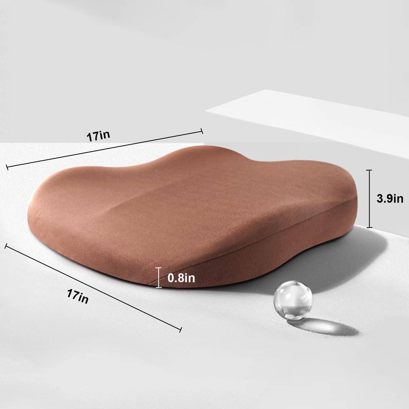 RaiseSit Car Cushion And Ergonomic Seat Booster Cushion With Memory Foam For Cars | Lersk