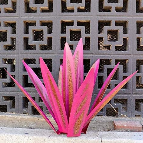 Ewige Agave Handgefertigte Rostfreie Metall-Gartenskulptur für Innen- und Außendekor | Lersk