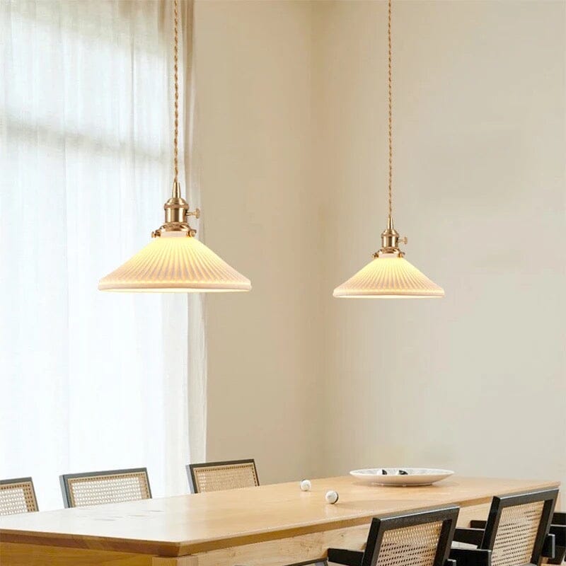 Liora | Białe ceramiczne lampy wiszące | Lersk