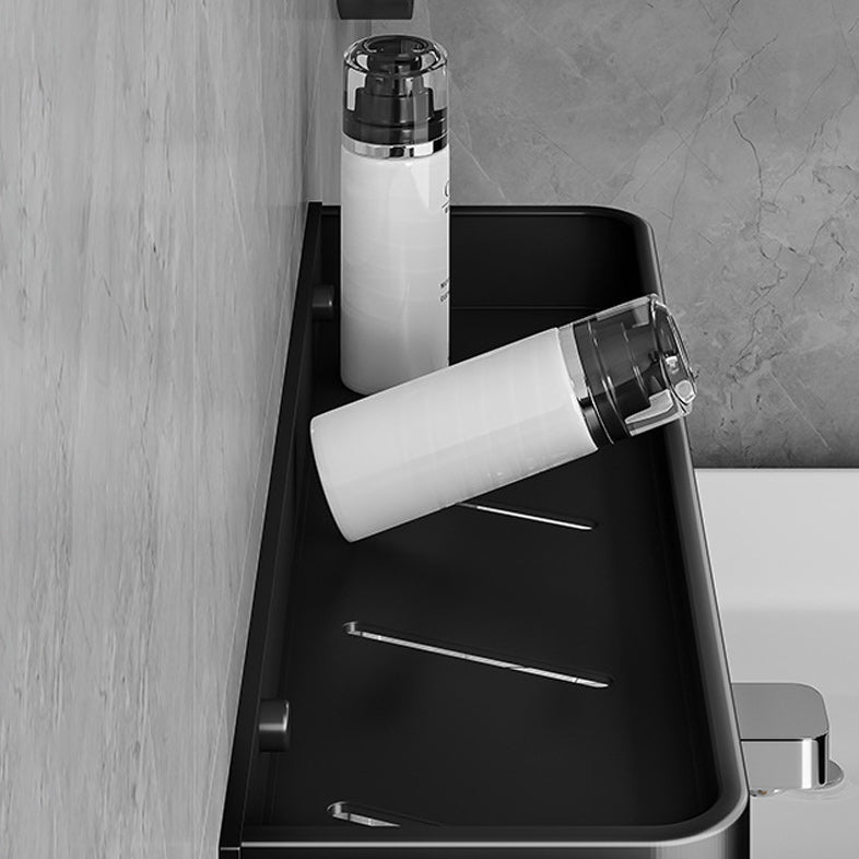 Sæt med beslag til moderne aluminiumshylde til badeværelset til moderne badeværelsestilbehør | Lersk