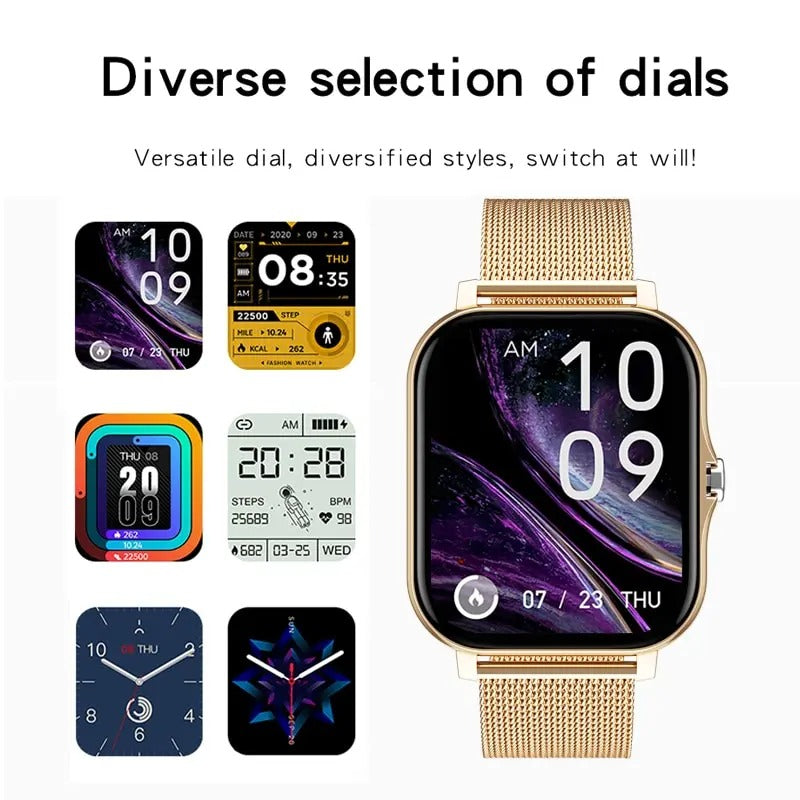 PulseWave Smartwatch with Bluetooth Calls and Touch Screen | Lersk