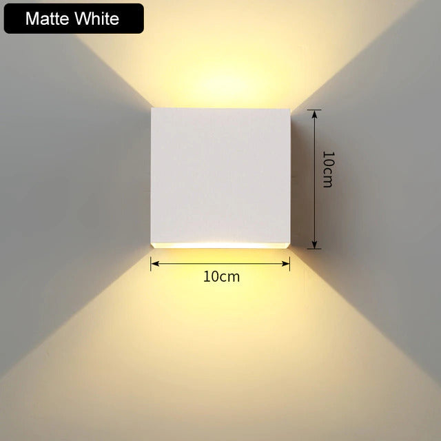 Asterra Nordic LED Væglampe | Moderne Minimalistisk Glød | Lersk