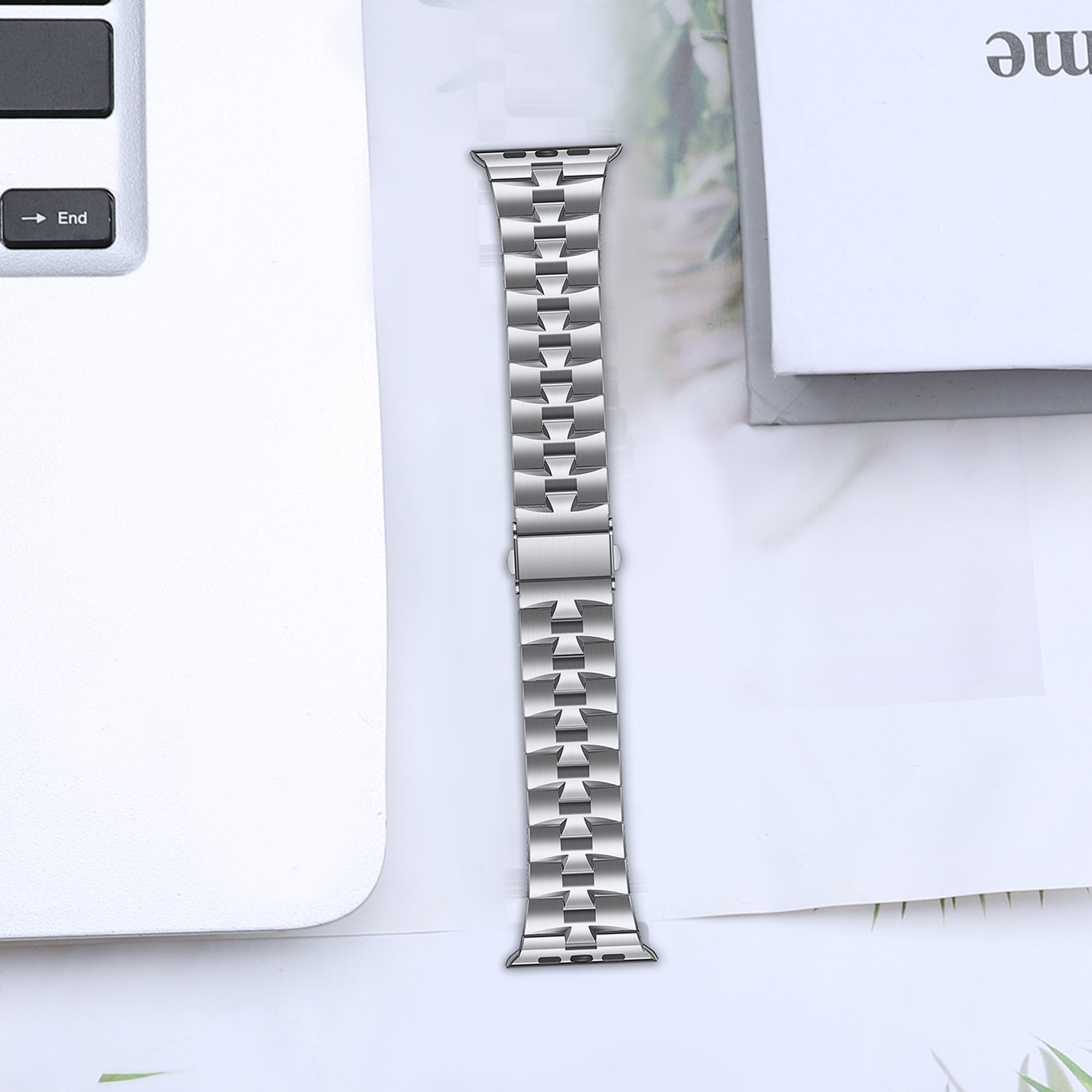 Aventi rustfrit stål urrem til Apple Watch | Lersk