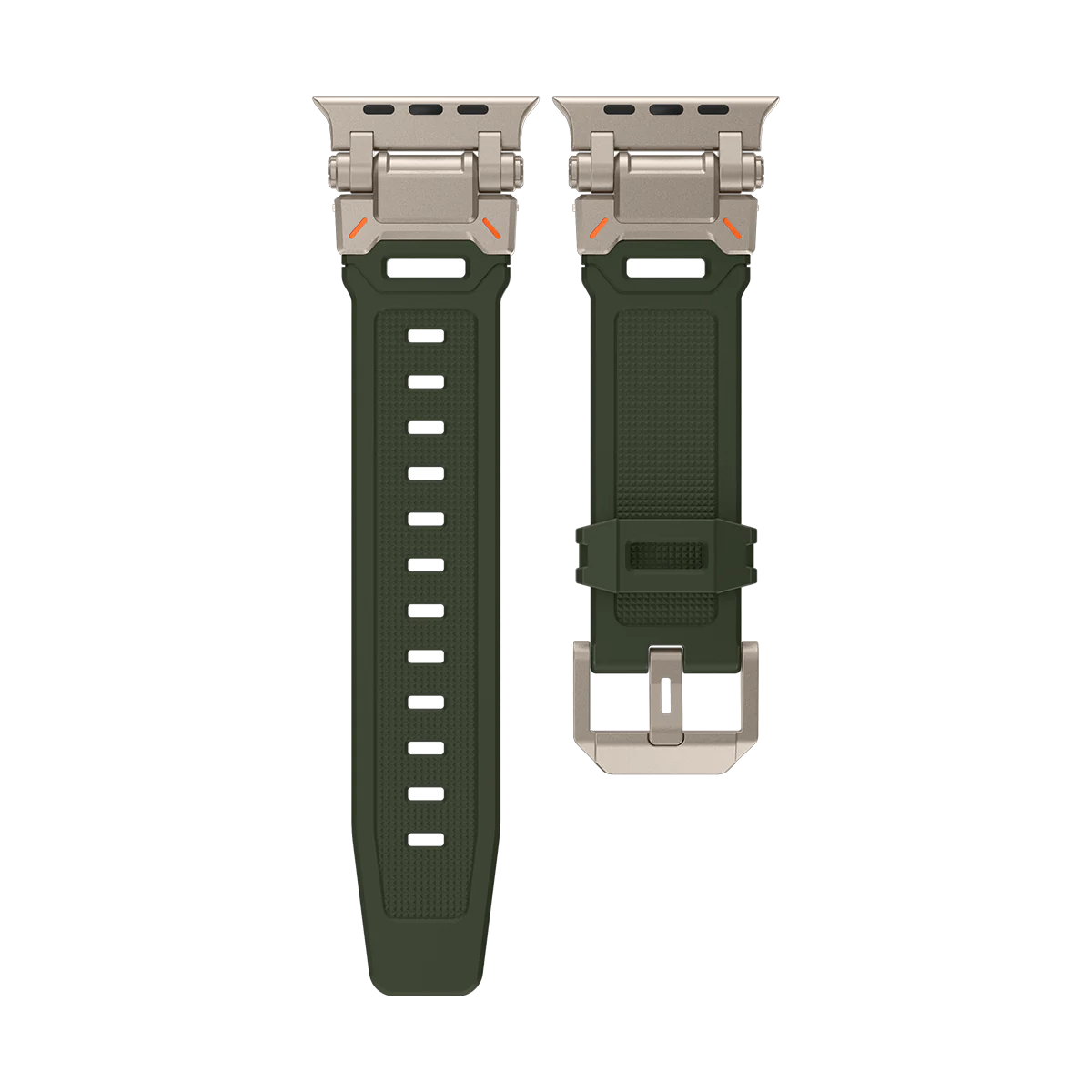 Meron Titanium-Head Silicone Band for Apple Watch | Lersk