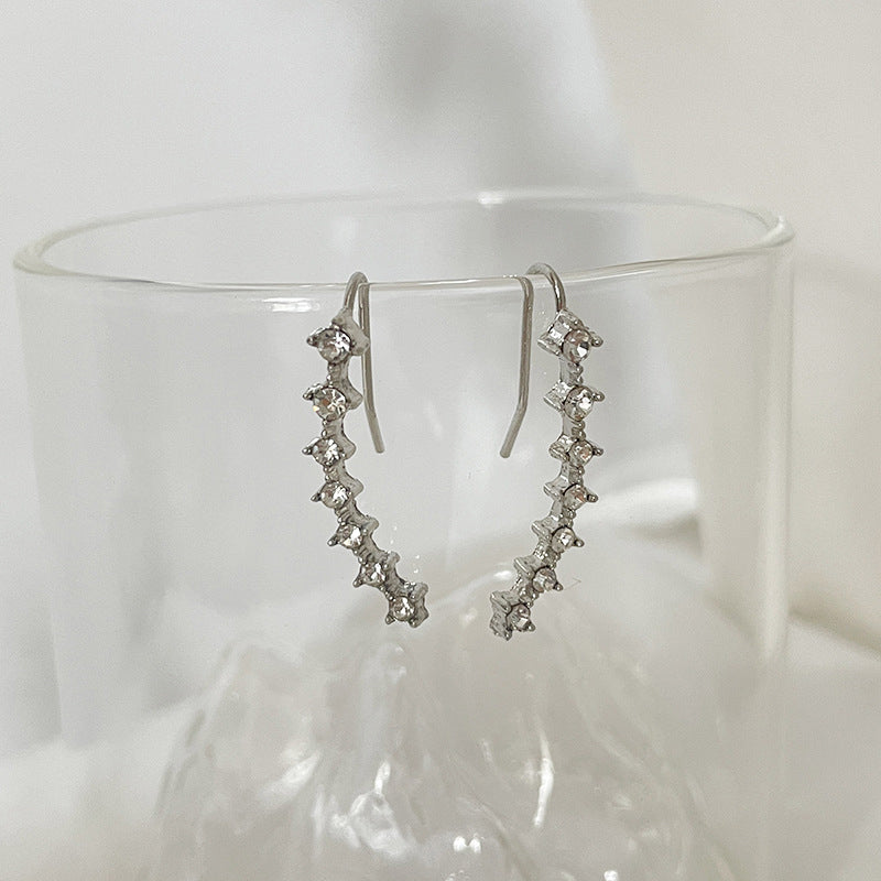 Lunara Seven Star Diamond Earrings | Lersk
