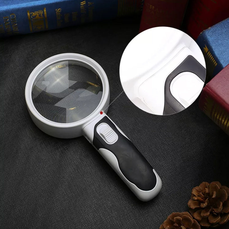 20X Optical Magnifying Glass With LED Light | Lersk